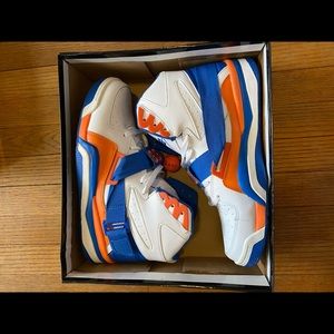 Ewing Concept Hi Orange and Blue Sneakers